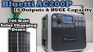 BLUETTI AC200p - Is it Still Relevant in 2022? Full Testing & Review Video - 700 Watts of Solar!!