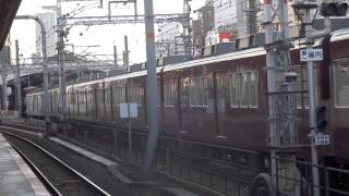 阪急電車 7000系7013F特急新開地行き ＪＲ三宮駅から