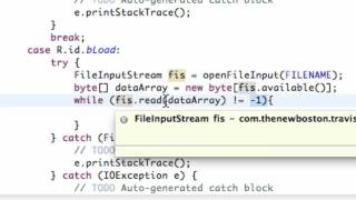 Android Application Development Tutorial 100 File Input Stream