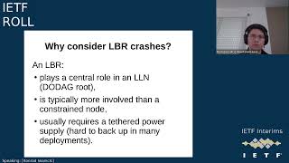 IETF interim: Routing Over Low power and Lossy networks (ROLL) 2024-05-22 14:00