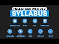 Full Stack Web Development Full Course - Bootcamp Program