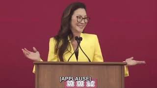 English Speech | Michelle Yeoh's 2023 Harvard Law School Class Day | Graduation | Learn English