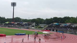 20180728 第71回群馬県中学校陸上競技大会（中学総体） 1年女子800m 予選1組