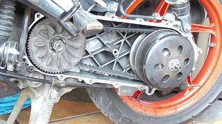 Bongkar Pasang & Perawatan CVT Honda Vario part 2