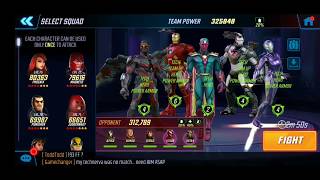 AW Offense -325k Power Armor vs 312k Asgardians - Marvel Strike Force