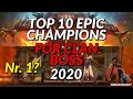 Top 10 Epic Champions For Clan Boss In Raid: Shadow Legends | 2020 Ranking