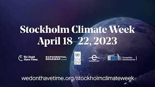 Stockholm Climate Week 2023 Trailer