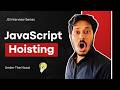 JavaScript Hoisting Explained Visually | var, let, const, TDZ, Functions & Execution Context