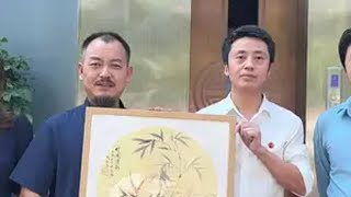 粉丝留言去他店里，没有打招呼直接就去了给他一个惊喜执笔画缘全国游学 执笔游学 马继良 国画