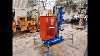 Latest 2022 Genie AWP-30S Vertical Mast Man Lift Sold to our Client in Islamabad Punjab Pakistan