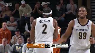 Vanderbilt Men's Basketball vs.Texas - Highlights