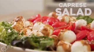 Best Caprese Salad with Garlic Balsamic Dressing