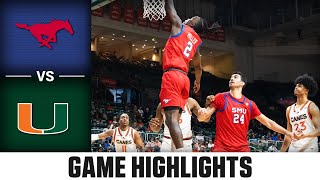 SMU vs. Miami Game Highlights | 2024-25 ACC Men's Basketball