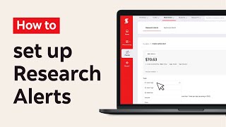 How to setup research alerts