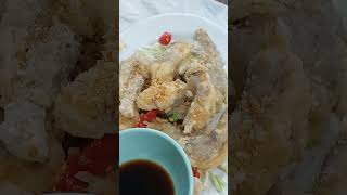 [邊食邊拍]火炭德記大排檔椒鹽九肚魚超滋味🥰魷魚配蝦醬Yummy🤤