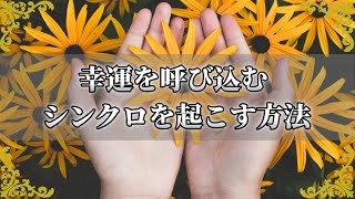 意味のある偶然の一致「シンクロニシティ」を沢山経験して幸運を引き寄せる方法！～スピリチュアル【チャンネルダイス】音声付き