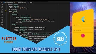 Login Screen I - Flutter template example