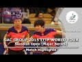 Swedish Open 2015 Highlights: LIN Ye/ZHOU Yihan vs CHEN Meng/MU Zi (Final)