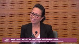 1.13 - ANZ's Pricing Operations Manager, Heang Forbes, Testifies at the Banking Royal Commission