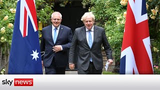 Climate change commitments dropped from UK-Australia trade deal