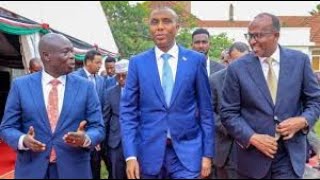Watch how DP Gachagua welcomed Somalia's minister in Karen!!!