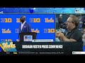 ucla hc deshaun foster press conference 2024 b1g football media days