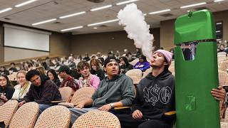 Vaping During a College Lecture!