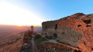 Cetatea Șiria - Fortress of Șiria on a January sunny day