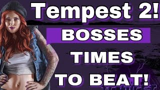 TEMPEST 2 TIMES TO BEAT BOSSES! | CSR RACING 2