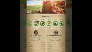 clash of king :kingdom conquest 261 vs 66