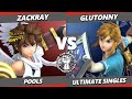 Shibuya Fist - Zackray (Pit, ROB) Vs. Glutonny (Link) Smash Ultimate - SSBU