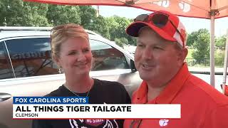 Fans tailgating at Clemson vs. NC State game