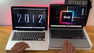 2023 Macbook air 13" m2 vs 2012 Macbook Pro 13" i7 performance Comparison