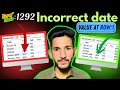 Error Code 1292 Incorrect Date Value at Row 1 | Fix Date Format Issues Easily