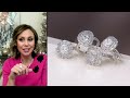 diamonique 35th anniversary double halo ring sterling on qvc