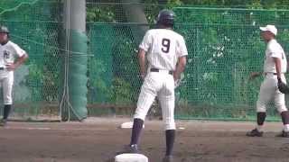 2014年！高校野球私学大会・2回戦☆東大阪大柏原・田畑勝矢選手(背番号9)