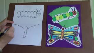 Very Hungry Caterpillar Art Lesson