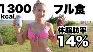 【1300kcalフル食】外食/飲酒する日の調整方法！有酸素やめました。