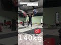 140kg snatch by @yusuf. fehmi.genc 73 category at europian weightlifting championship ewc