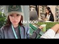 UNI VLOG | study with me for midterms, waking up early, my matcha order 🌞📚