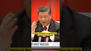 China’s President Xi Jinping to visit Vladimir Putin in Russia #news #shorts