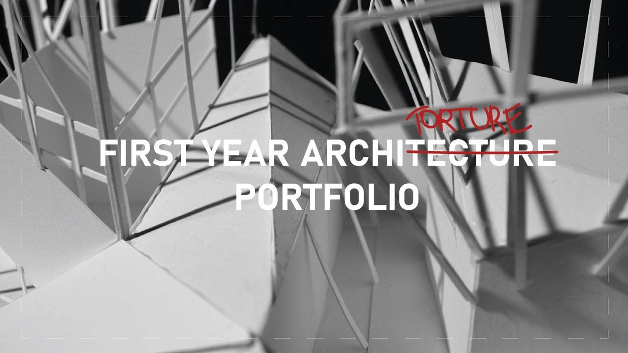 MY FIRST YEAR ARCHITECTURE PORTFOLIO | First Semester - YouTube