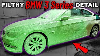 Car Detailing A FILTHY BMW - Interior & Exterior Deep Cleaning Restoration