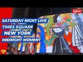 Times Square Saturday Night Live November Midnight Moment New York