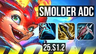 SMOLDER \u0026 Milio vs CAITLYN \u0026 Karma (ADC) | 14/2/6, Godlike | NA Master | 25.S1.2