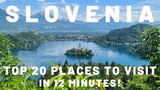 Top 20 best places to visit in Slovenia (in 12 minutes!) | Project Jumper VANLIFE