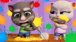 Talking Tom LIVE  ⭐  Histórias engraçadas com os Amigos ⭐  Desenhos Animados