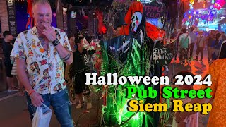 Halloween Celebration 2024 in Pub Street, Siem Reap,Cambodia