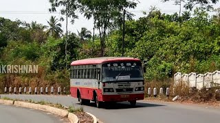 KSRTC through land of KSRTC. Karnataka SRTC Mass Driving through God's Own Country. HD