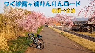 ｻｲｸﾘﾝｸﾞ 2018春　満開のりんりんロードを走る（岩瀬→土浦：走行日2018.4.１ 40km)